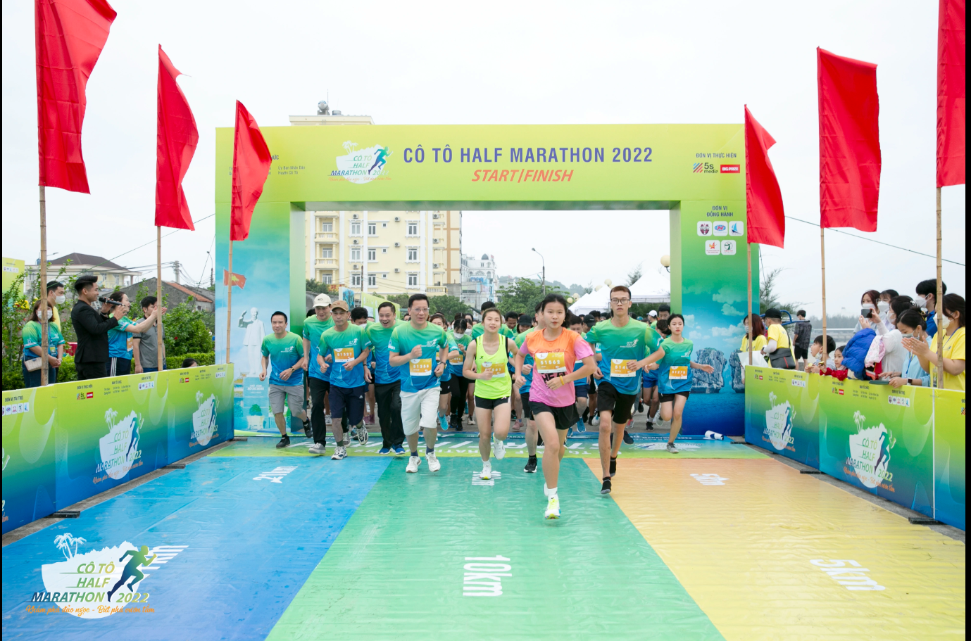 Hơn 500 VĐV tham gia giải Cô Tô Half Marathon 2022